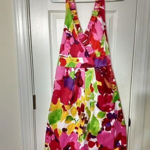 Blu Sage halter dress multicolor size 12